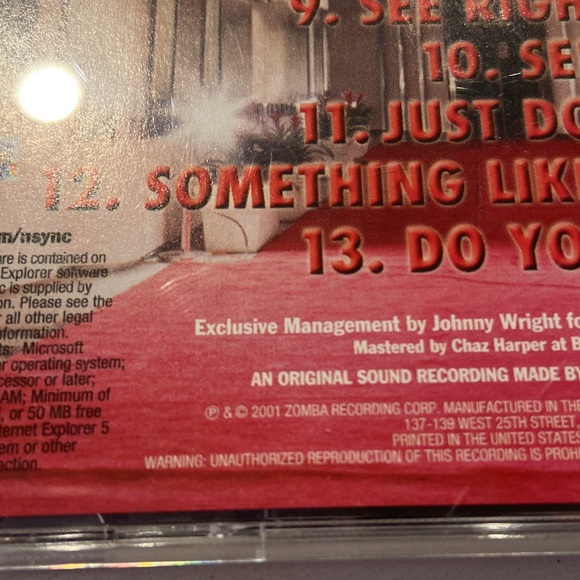 N’SYNC Celebrity CD - Picture 4 of 6